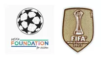 US$8.00 24/25 UCL & UEFA Foundation & CWC Champions 2023 Badges +$8.00